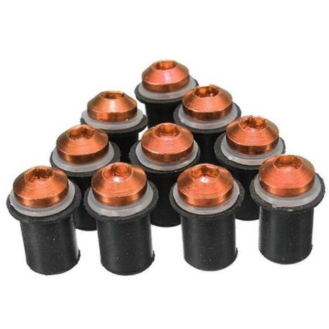 Pièce de rechange neuve pour pare-brise Kawasaki ZZR 400/600 (1993-2007) : vis orange.