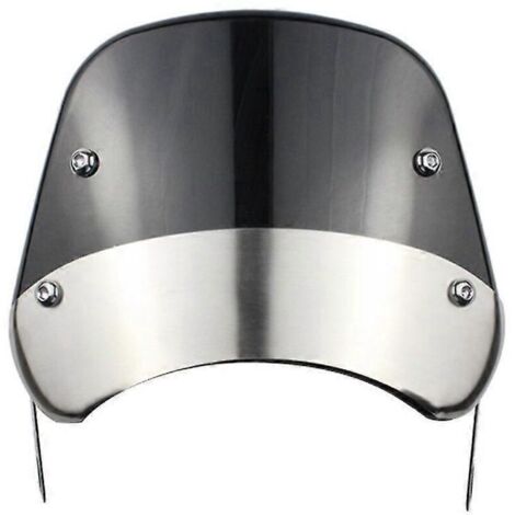 Déflecteur de vent universel noir pour pare-brise de moto (compatible Harley, Honda, Yamaha, Kawasaki, Suzuki, phares de 5" à 9,45") - n° 0674