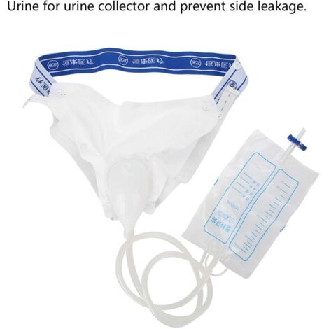 Poche à Urine Adulte en Silicone avec Cathéter - Collecteur Urinaire Homme Femme