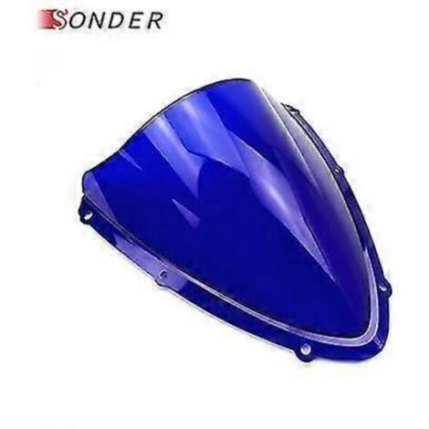 Pare-brise double bulle pour Suzuki K8 GSX-R 600/750 (2008-2010) - Bleu