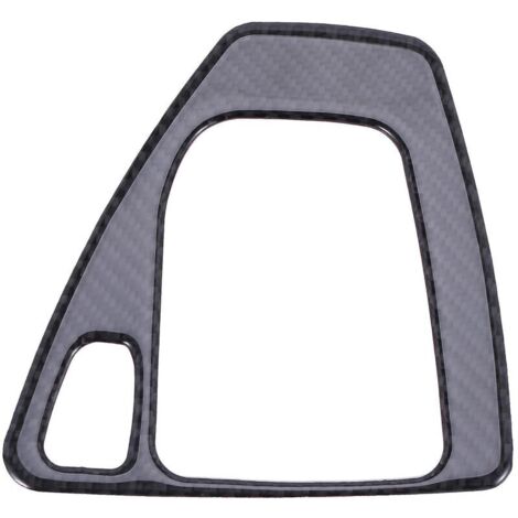 Pour BMW Série 3 E90 E92, garniture intérieure, autocollant de cache de panneau de commande de levier de vitesse en fibre de carbone, style voiture conduite à droite