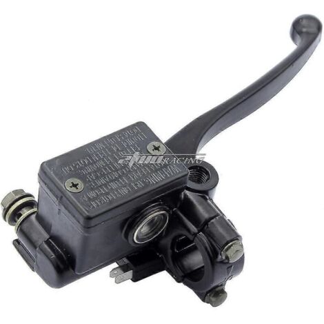 Levier de maître-cylindre de frein avant droit 7/8 pouce pour moteurs de quad, moto tout-terrain, scooter électrique et cyclomoteur GY6 50cc, 125cc et 150cc.