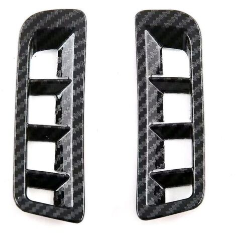 Cache décoratif de sortie d'échappement supérieure avant pour Land Cruiser J300 LC300 2022-2023 - ABS et fibre de carbone