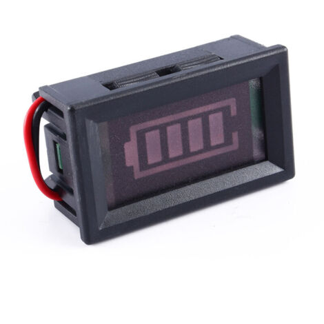 Testeur de Batterie 12V avec Affichage LED - Contrôleur de Capacité pour Accumulateurs Plomb-Acid
