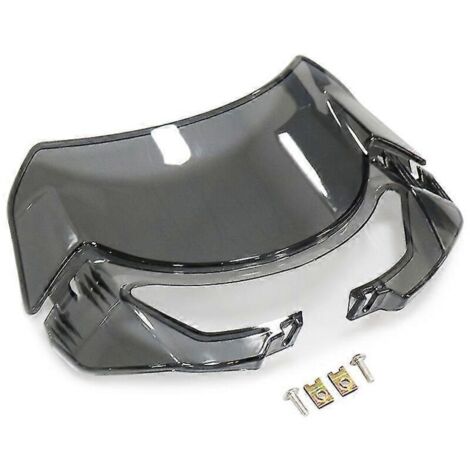 Pare-brise neuf pour moto Street Triple S660 765s 765r 765rs (2020-2022) - Noir / Transparent / Gris fumé