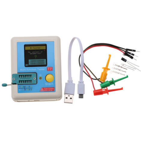 Testeur TFT T7 pour Transistor LCR - Multifonction avec Écran Graphique en Couleur