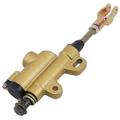 Pompe de frein arrière pour moto, pompe de frein hydraulique à pied arrière pour moto, maître-cylindre de frein arrière modifié, pièces détachées pour moto - or uniquement