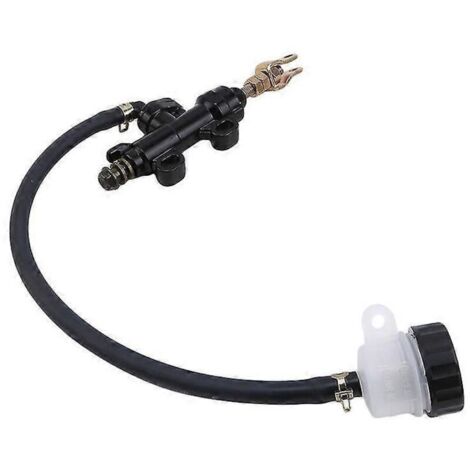 Pompe de frein arrière pour moto, pompe de frein hydraulique à pied arrière pour moto, maître-cylindre de frein arrière modifié, pièces détachées pour moto - noir