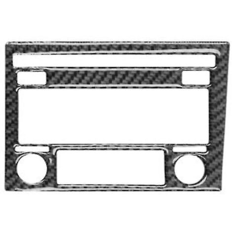 Accessoires décoratifs : autocollant de garniture pour panneau de navigation CD de console en fibre de carbone pour CT 2011-2017