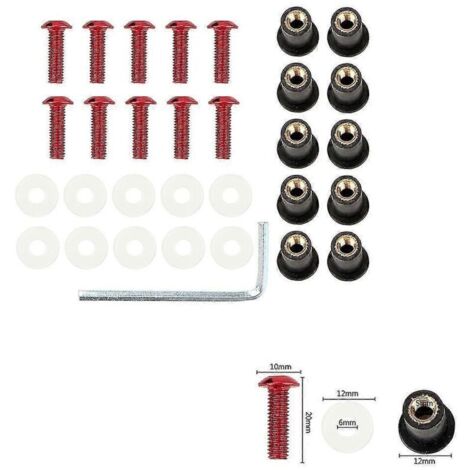 Pare-brise réglable universel pour moto Honda CBR600RR CB1000R GXSR 600/750 (MT07/MT09) - Fixation M5 x 15 mm