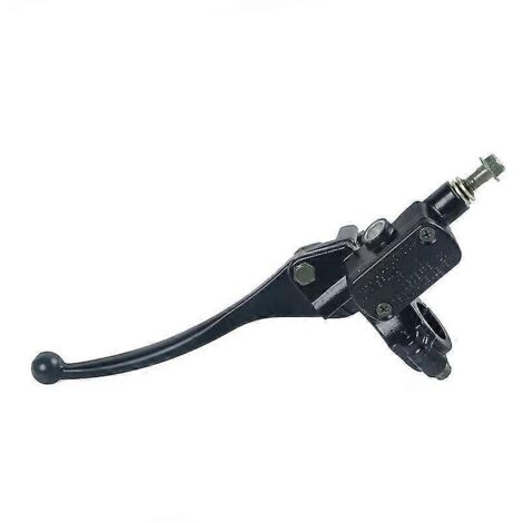 Maître-cylindre de frein hydraulique avant droit pour moto tout-terrain, quad, cyclomoteur, scooter, buggy, karting, motocross - 8 mm noir gauche