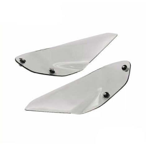 Déflecteurs latéraux, protège-mains et spoiler de pare-brise en carbone gris fumé pour motos BMW R1200GS LC Adv et R1250GS Adventure (2014-2022).