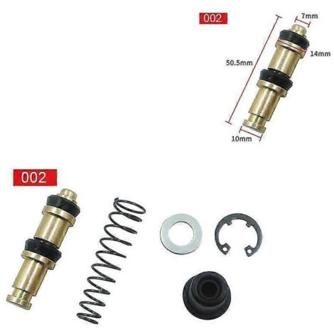 1 kit de réparation de piston de maître-cylindre/frein/embrayage de moto (11 mm, 12,7 mm, 14 mm, 16 mm) - N2