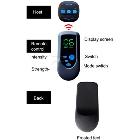 Tapis de massage plantaire électrostimulateur intelligent avec acupuncture et recharge USB