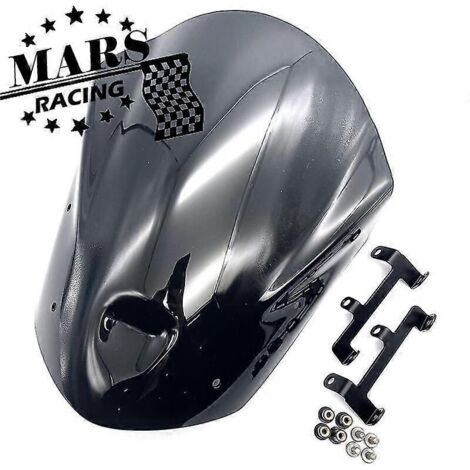 Déflecteur de vent pour pare-brise de moto sport-touring MT-09 (compatible Yamaha 2013-2016) - Noir