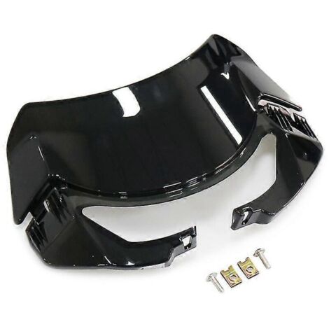 Pare-brise neuf pour moto Street Triple S660 765s 765r 765rs (2020-2022) - Noir / Transparent / Gris fumé