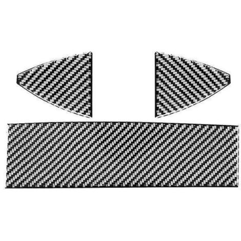 Pour - X3 E83 2006-2010 Accessoires de garniture décorative autocollante pour panneau intérieur de tableau de bord en fibre de carbone--