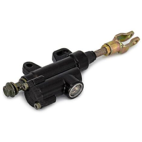 Maître-cylindre de frein hydraulique arrière pour moto tout-terrain, quad et motocross 50cc, 70cc, 110cc, 125cc, 150cc et 250cc - Noir