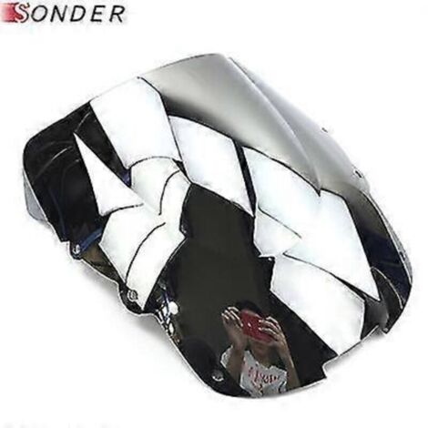 Pare-brise fumé chromé pour Honda CBR 1100XX Super Blackbird (1996-2007)