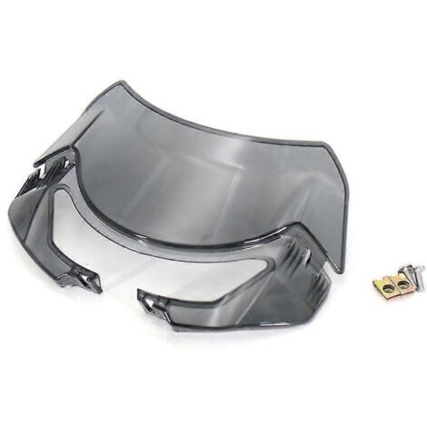 Déflecteur de vent pour pare-brise de Ford Street Triple 765 SR RS (compatible avec les modèles Street Triple S 660, 765R, 765S et 765RS des années 2020, 2021 et 2022) - Gris fumé