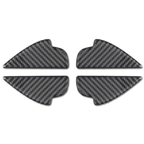 Garniture de cache de poignée de porte intérieure en fibre de carbone compatible avec Demio 2, 3, 6, -3, -5, -7, -9 et MX-5 (2017-2018).