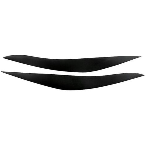 Pour BMW Série 5 F10 F11 F18 2010-2017 - Cache-phares noir mat - Autocollant de remplacement