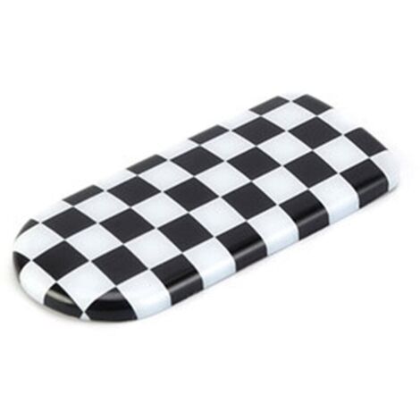 Couvercle de poignée de boîte à gants de voiture, garniture de boîte de rangement, autocollant, couvercle de bol pour S F54 F60 Noir Blanc--