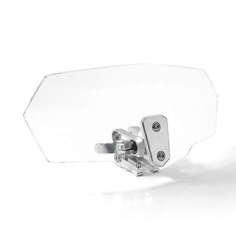 Extension de pare-brise à clipser compatible avec BMW F650GS (2000-2012), F700GS (2012-2018), F850GS et F800GS Adventure - Argent