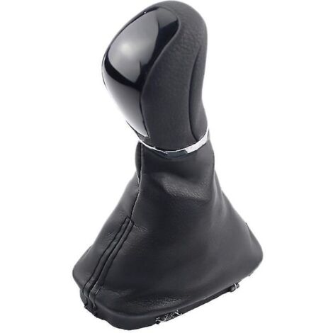 Pommeau de levier de vitesses automatique noir avec soufflet pour W203 W204 Accessoires automobiles--