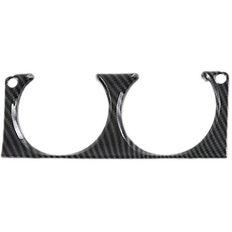 Autocollants décoratifs en fibre de carbone pour porte-gobelet de console centrale avant de voiture Sienna 2021--