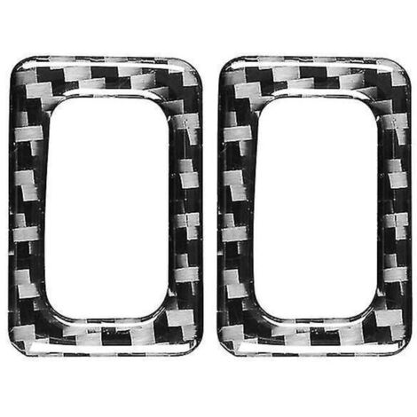 Autocollant décoratif en fibre de carbone pour bouton de chauffage de voiture Rx8 -8 2004-2008 - Accessoires auto