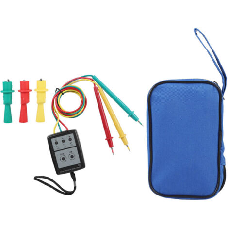 Indicateur de Séquence de Phases SP8030 avec Signalisation LED et Alarme Sonore, 60-600V AC