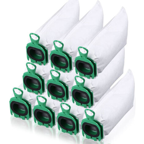 10 sacs de rechange pour aspirateur Vorwerk Kobold VB100-AquaForge