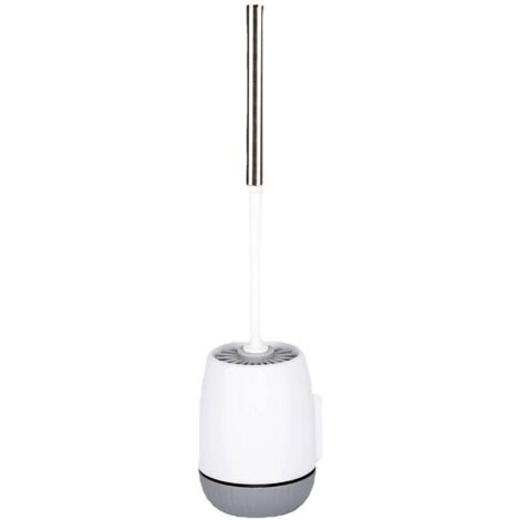 Brosse de toilette en silicone avec support à séchage rapide-AquaForge