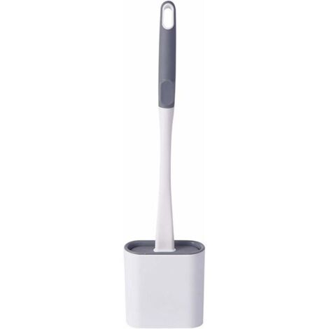 Housse en silicone grise pour brosse et support de brosse WC.-AquaForge