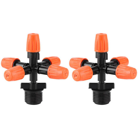 Buse de pulvérisation réglable pour jardin, filetage mâle G1/2, pour micro-irrigation goutte à goutte-AquaForge