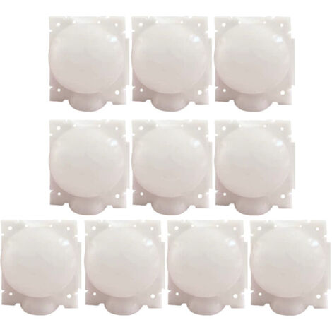 10 boules de propagation haute pression pour le greffage de semis Case White - AquaForge