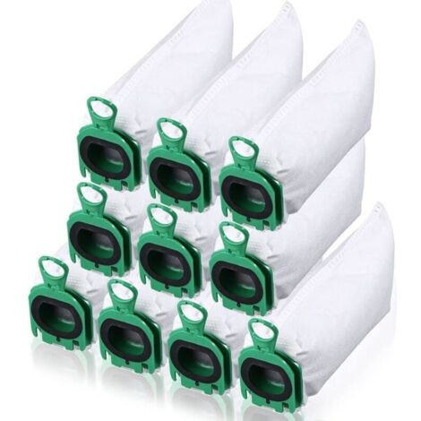 Lot de 10 sacs filtrants pour aspirateur VB100 FP100 KLB-AquaForge