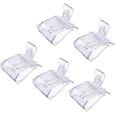 Cage à reine (5 pièces) Boîte de capture avec clip en plastique transparent Outils apicoles 75cm - AquaForge