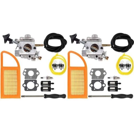 2x Filtre à air de carburateur de rechange BR 600 pour souffleur de feuilles BR500 BR550 BR600 - AquaForge