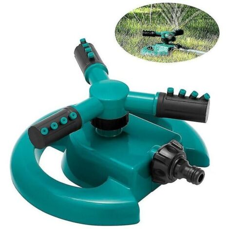 Arroseur de jardin, arroseur automatique pour pelouse, arroseur rotatif à 360 degrés-AquaForge