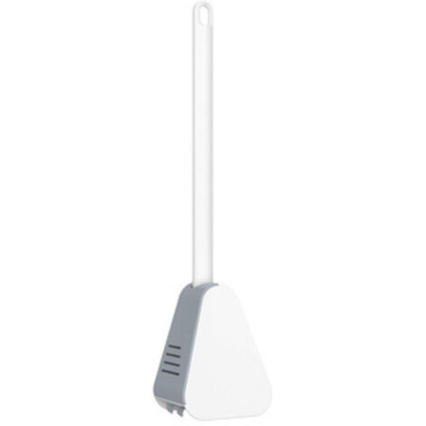 Brosse de toilette 360° Golf (blanche), support flexible, ZQKLA-AquaForge
