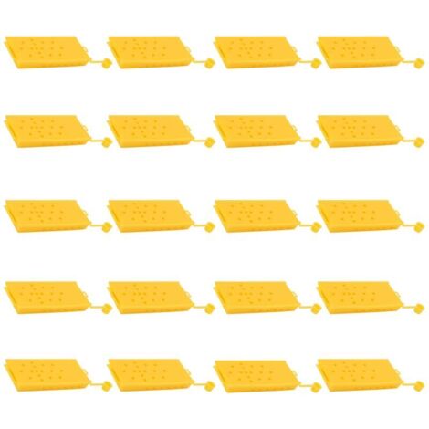 20 cages en plastique jaune pour reines, caisse de transport pour abeilles, matériel apicole. - AquaForge