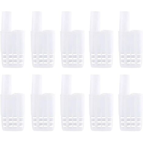 Lot de 10 cages à reines en plastique, outils apicoles essentiels, durables et pratiques, idéaux pour capturer les abeilles - AquaForge