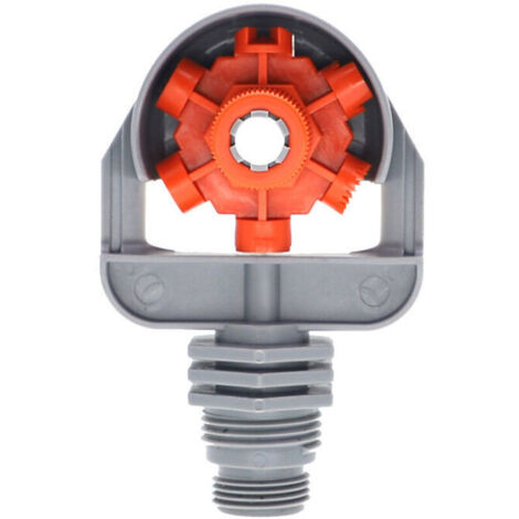 Buse de micro-pulvérisation à 6 jets pour irrigation goutte à goutte : buse d'arrosage réglable pour un arrosage efficace du jardin, 6 jets différents, 2 unités-AquaForge