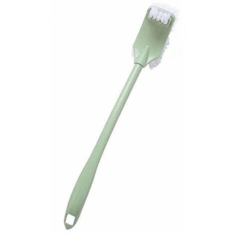 Brosse de toilette avec base verte pour salle de bain-AquaForge