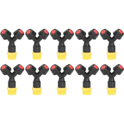 Lot de 10 buses de brumisation avec connecteur mâle G1/2 pour l'irrigation agricole et de jardin-AquaForge