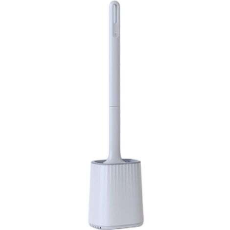 Brosse WC en PP+TPR, manche long multifonction amovible-AquaForge
