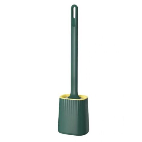 Brosse de toilette en silicone imitation, sans recoins difficiles d'accès.-AquaForge