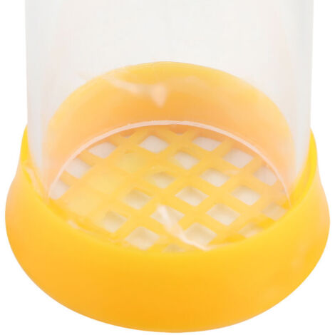 1 bouteille en plastique durable et inoffensive pour l'apiculture, étiquetée « Reine des abeilles, outil de fertilité des abeilles » - AquaForge